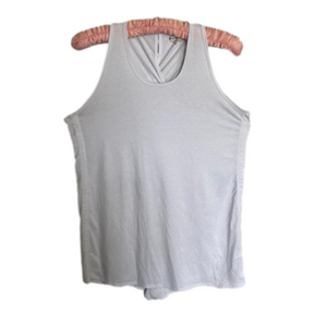 ATHLETA Essence Vital Tie Back Tank, WHITE SIZE MT